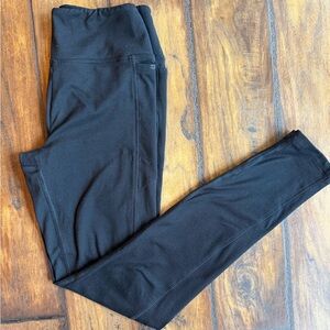 PINK Victoria's Secret Cozy Black Leggings With Pockets
